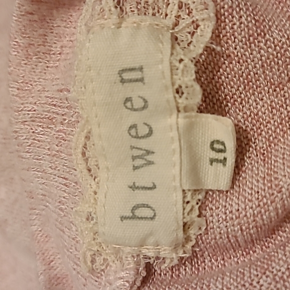 Blush pink sweater dress junior size 10 - Picture 5 of 6